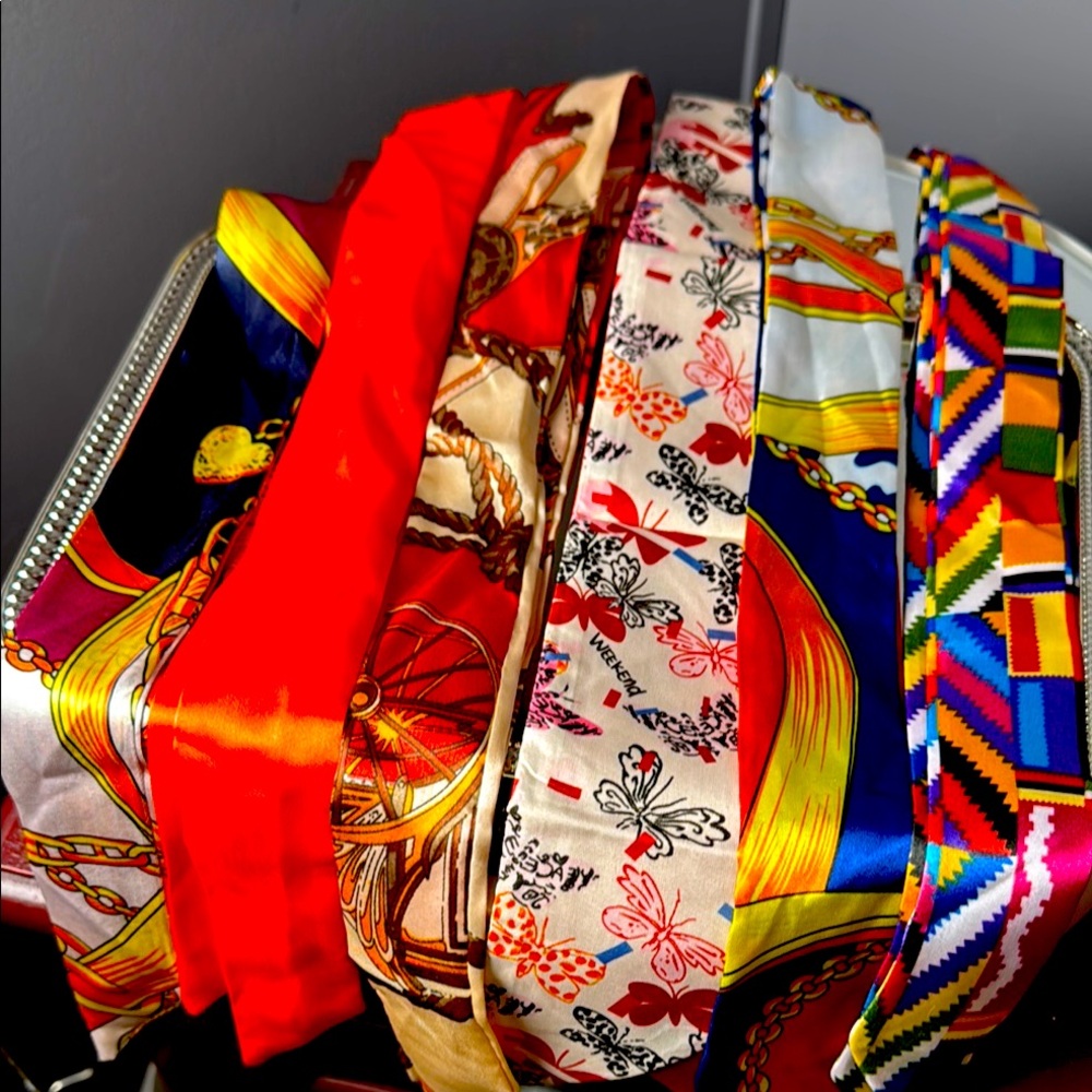 Set of 6Colorful Satin Twillys Set